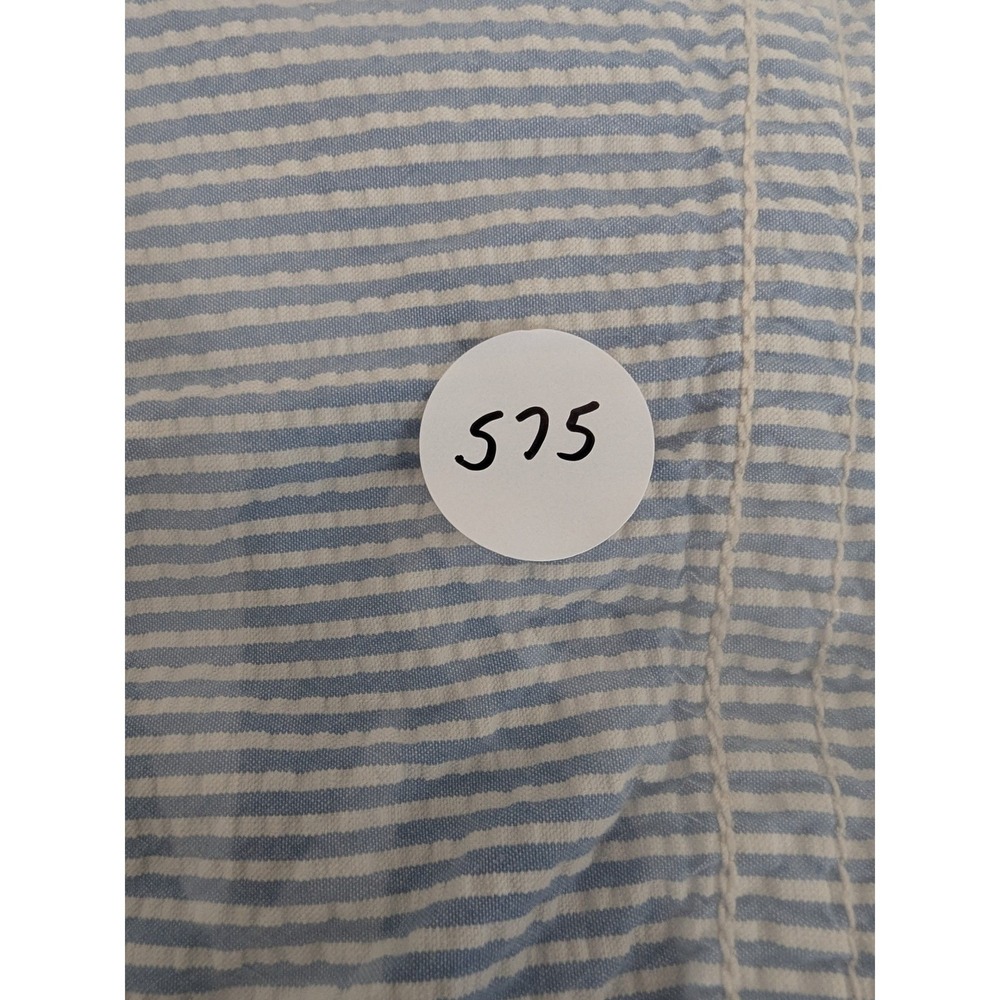 Polo Ralph Lauren Mens Seersucker Cargo Shorts Blue Striped Size 40 Inseam Loops - Picture 11 of 11